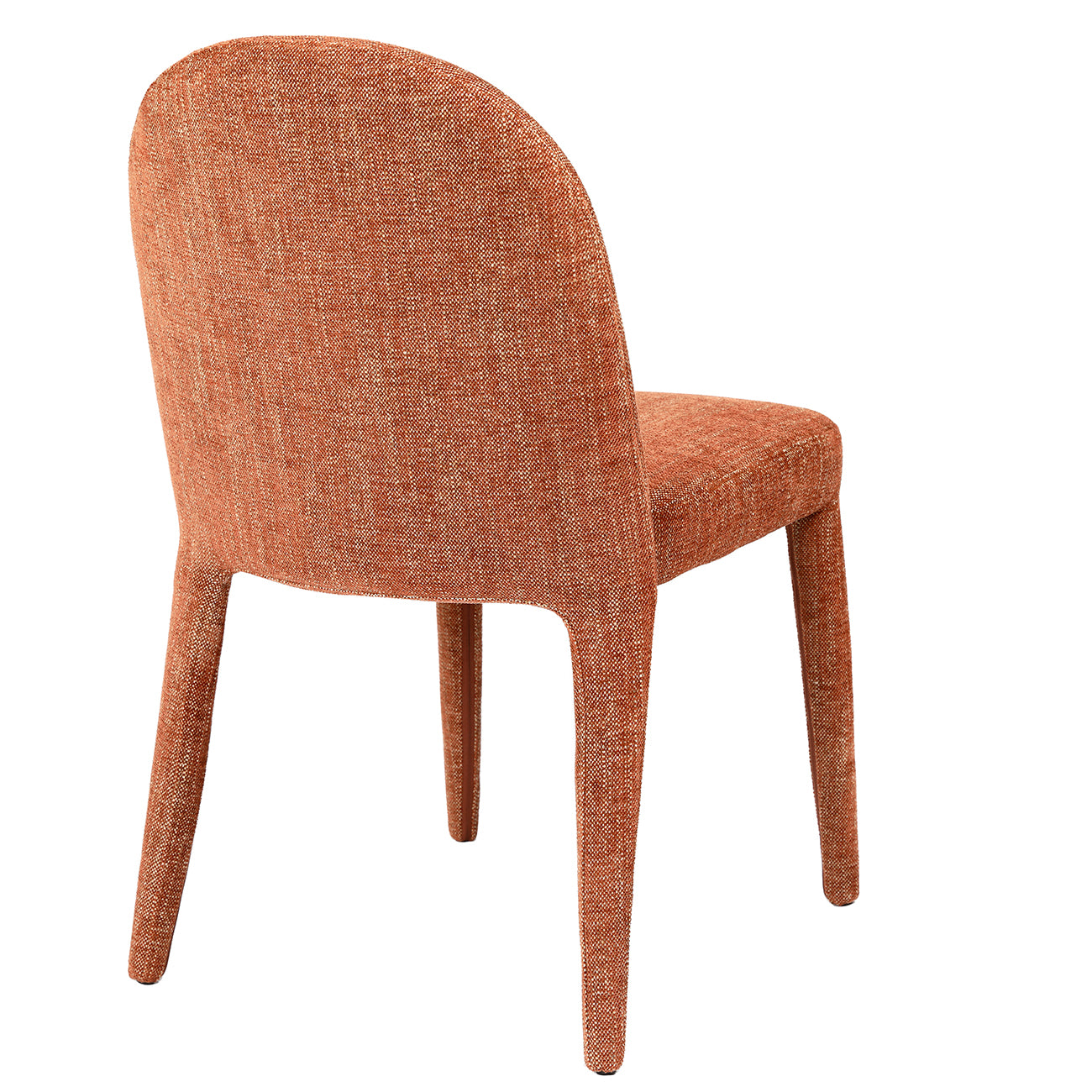 Set of 2 Eska Upholstered Brown Dining Chairs